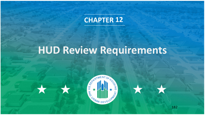 hud review requirements