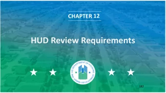 HUD Review Requirements  182  Contents  PHA Submissions for HUD Approval  Contract Actions