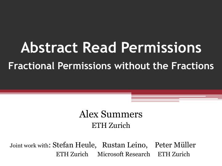 abstract read permissions