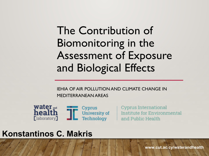 the contribution of biomonitoring in the assessment of