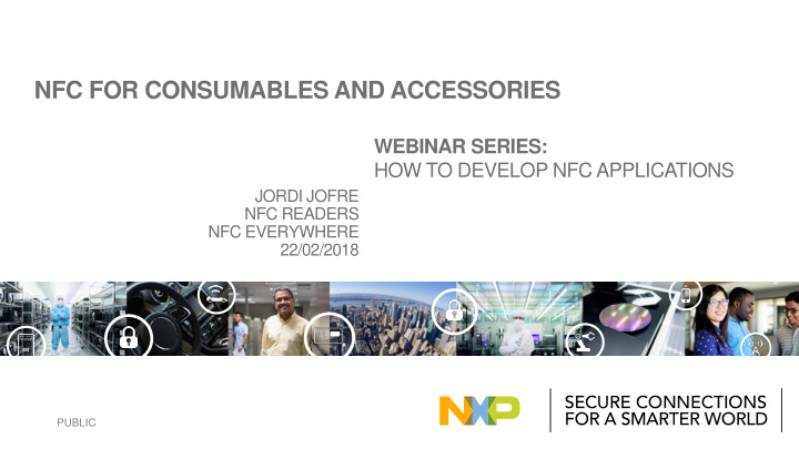 nfc for consumables and accessories