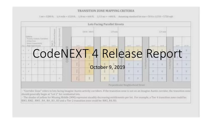 codenext 4 release report