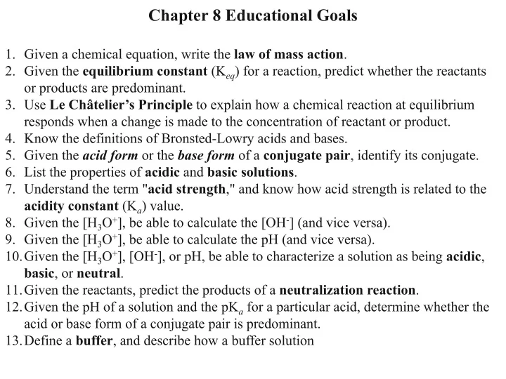 chapter 8 educational goals