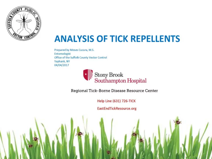 deet and ticks