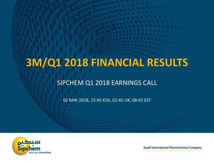 3m q1 2018 financial results