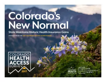 Access vs. Coverage  For most people living in the U.S.,  health insurance is the way they  gain