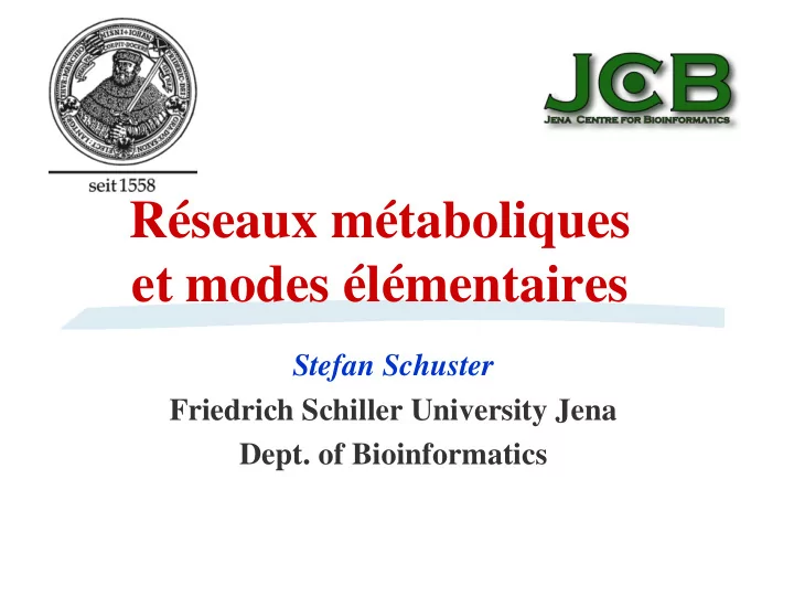 et modes l mentaires