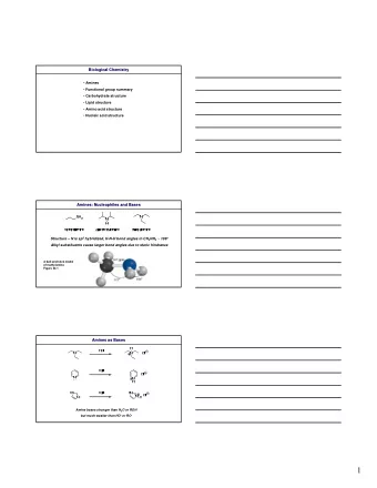 1  Amine-  Amine  -containing Natural Products  containing Natural Products  O  HO  N  N  N  H  O