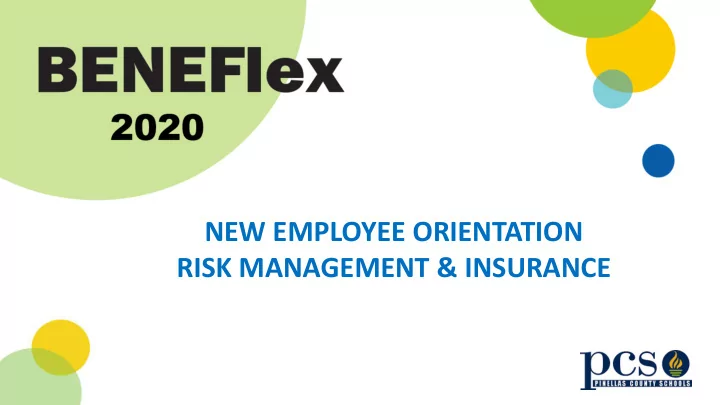 new employee orientation