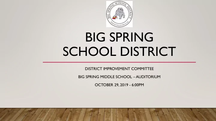 big spring