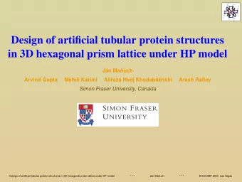 Design of artificial tubular protein structures  in 3D hexagonal prism lattice under HP model  J