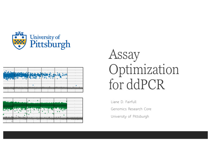 assay optimization for ddpcr