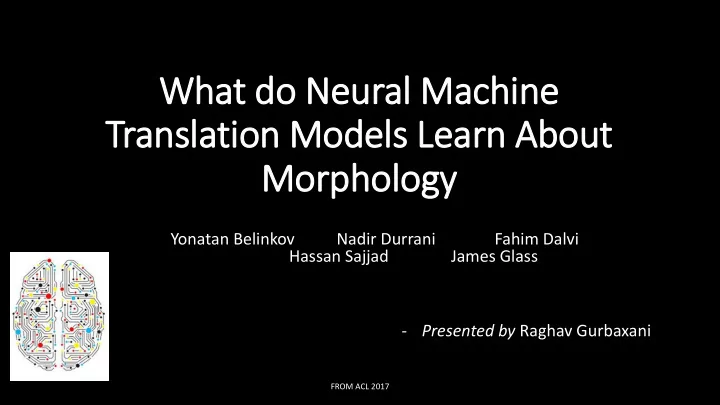 mo morphology