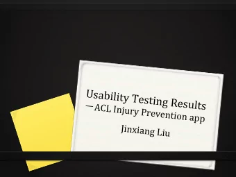ACL  Injury  Prevention  App l Web  App,  which  helps  assess  the