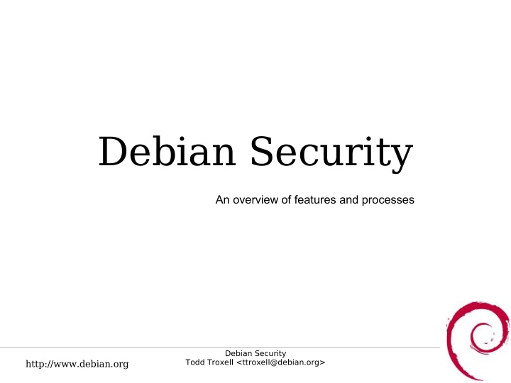 debian security