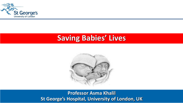 saving babies lives