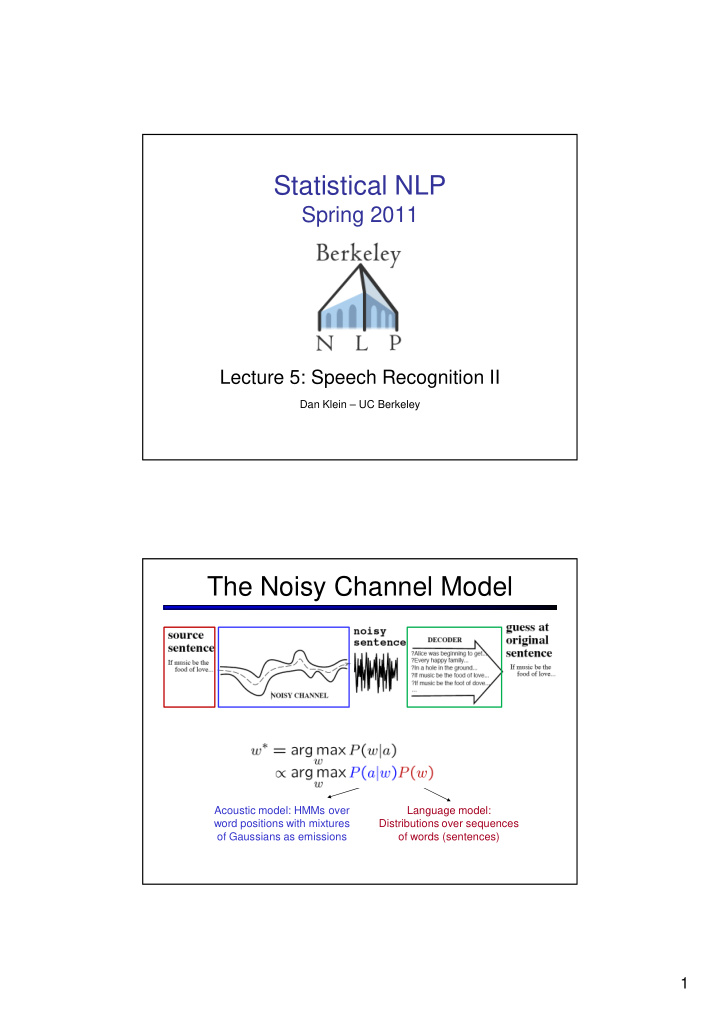 statistical nlp