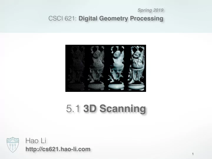 5 1 3d scanning