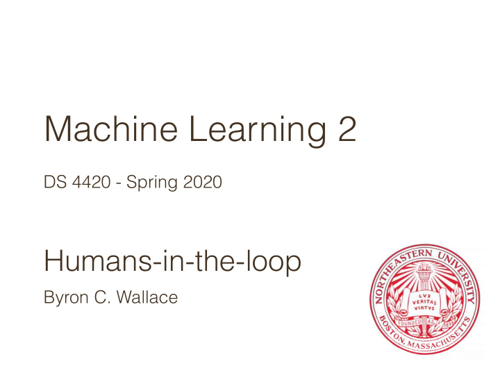 machine learning 2