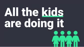 All the kids  are doing it  A MORAL IMPERATIVE  Meat consumption is  destroying the world 5