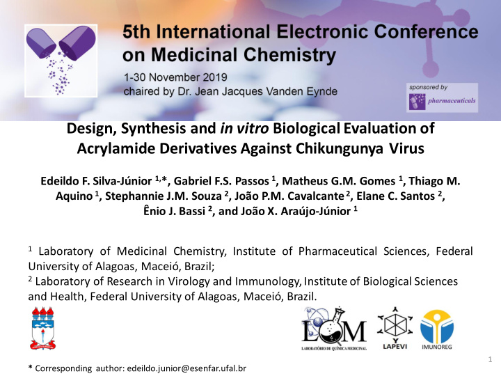 design synthesis and in vitro biological evaluation of