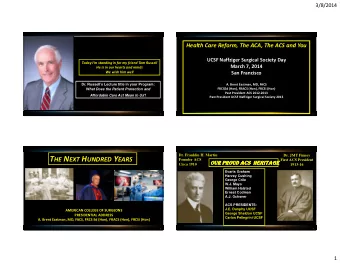 SFGH  career in trauma  Viet Nam Peace March  Filmed at SFGH IN 60s  UCSF-SFGH Trauma Team Circa