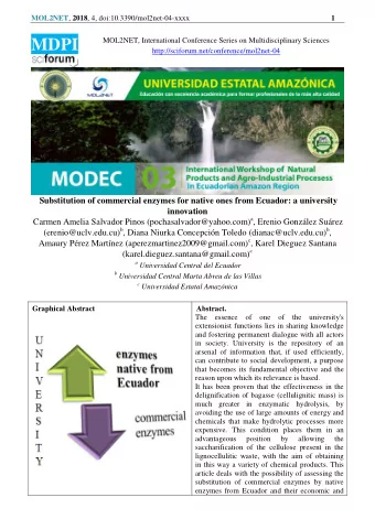 MOL2NET , 2018 , 4, doi:10.3390/mol2net-04-xxxx  2  social impacts, from an academic perspective in