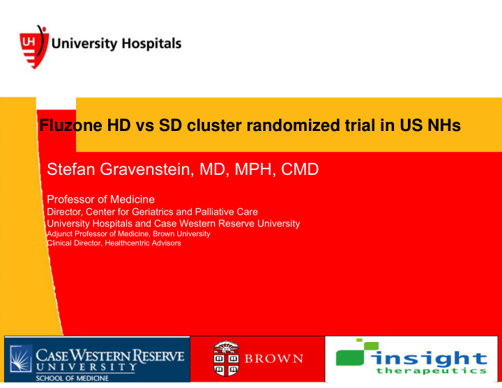 fluzone hd vs sd cluster randomized trial in us nhs