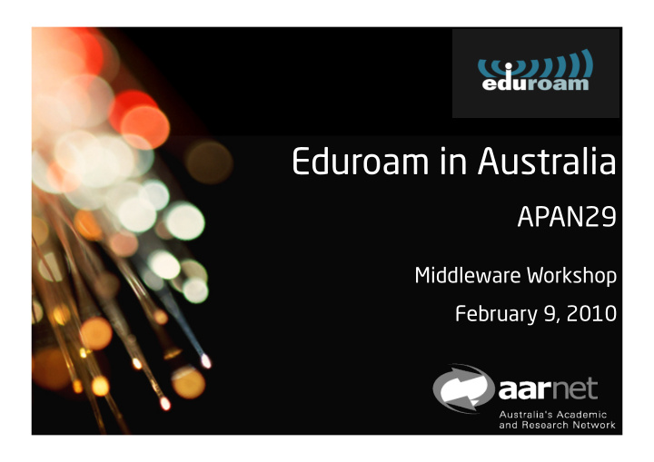 eduroam in australia