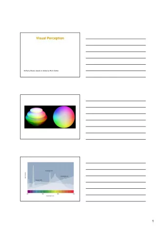 1  Imagine we are building VR system. Money is no object:   We are asked to specify the