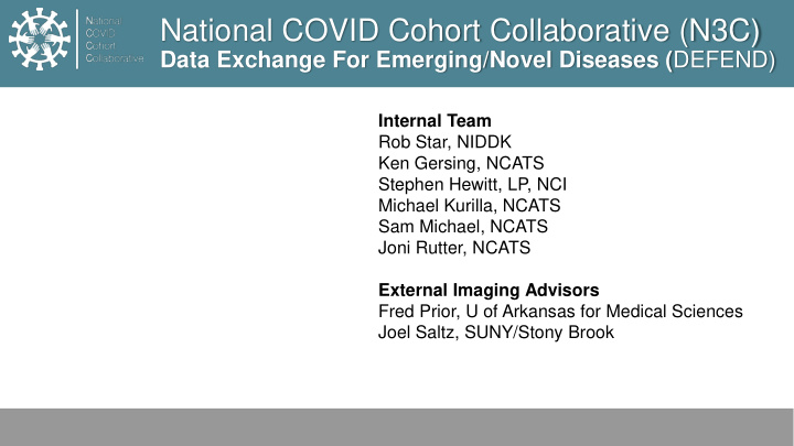 national covid cohort collaborative n3c
