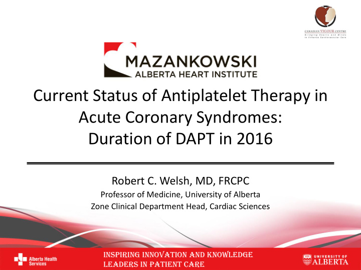 current status of antiplatelet therapy in acute coronary