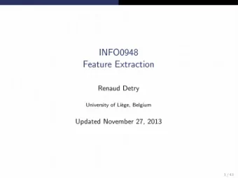 Related topics:  Marc Van Droogenbroecks Computer Vision  and  Louis Wehenkel/Pierre