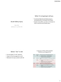acute kidney injury