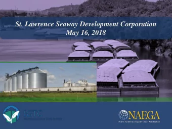 May 16, 2018  Gary C. Martin, President and CEO  Work  rking  ing Tog  ogether  ther to Mak  ake  e