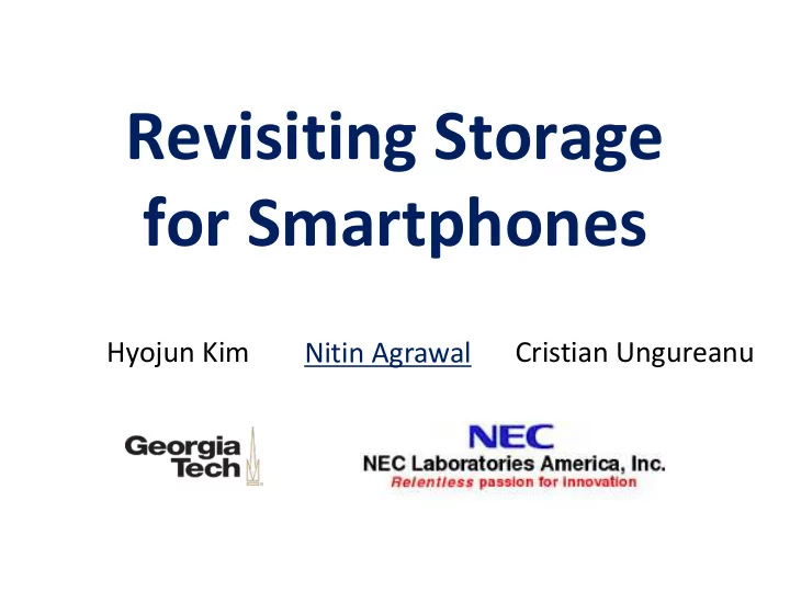 for smartphones