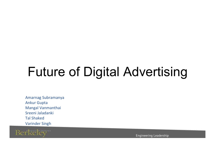 future of digital advertising