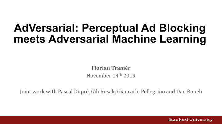 adversarial perceptual ad blocking meets adversarial