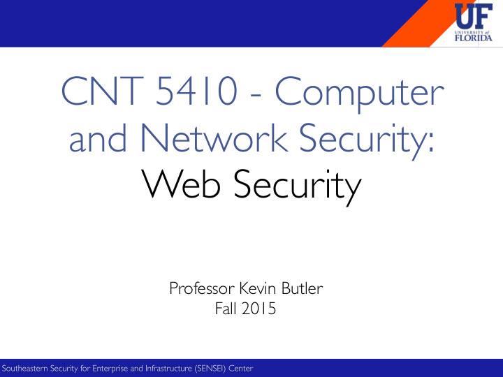 cnt 5410 computer and network security web security