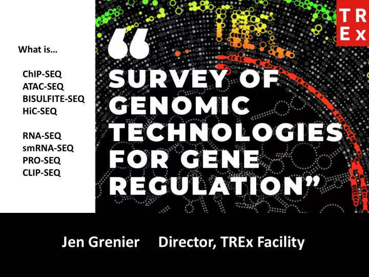 jen grenier director trex facility announcements