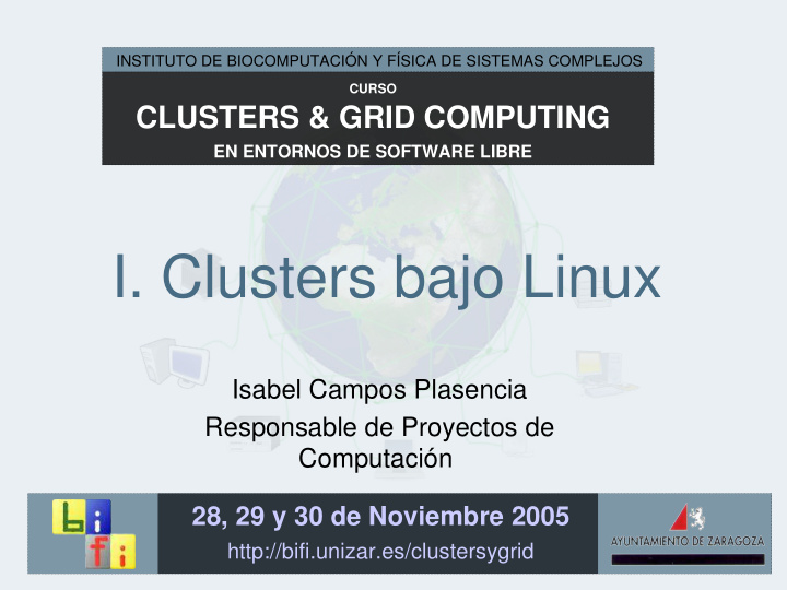 i clusters bajo linux