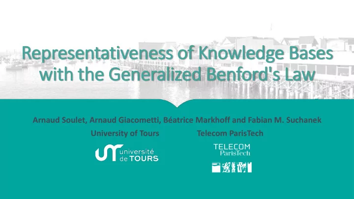 wit ith the generalized benford s s law