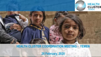 26 February, 2020  #  Action Points/ Subjects to Follow Up  Responsibility  Status HNO/HRP workshop