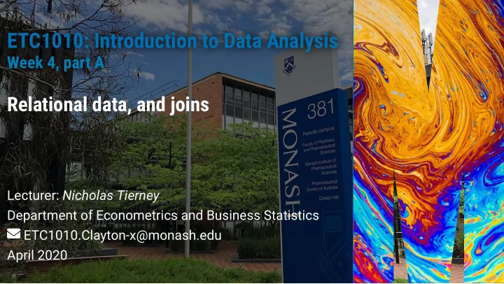 etc1010 introduction to data analysis etc1010