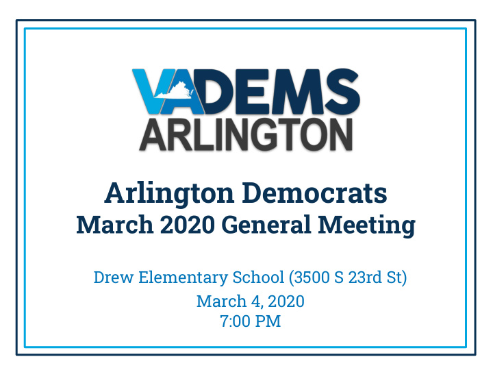 arlington democrats