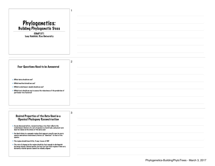 phylogenetics