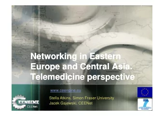 Networking in Eastern  Networking in Eastern  Networking in Eastern  Networking in Eastern  Europe