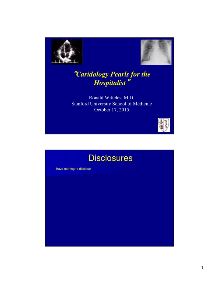 disclosures