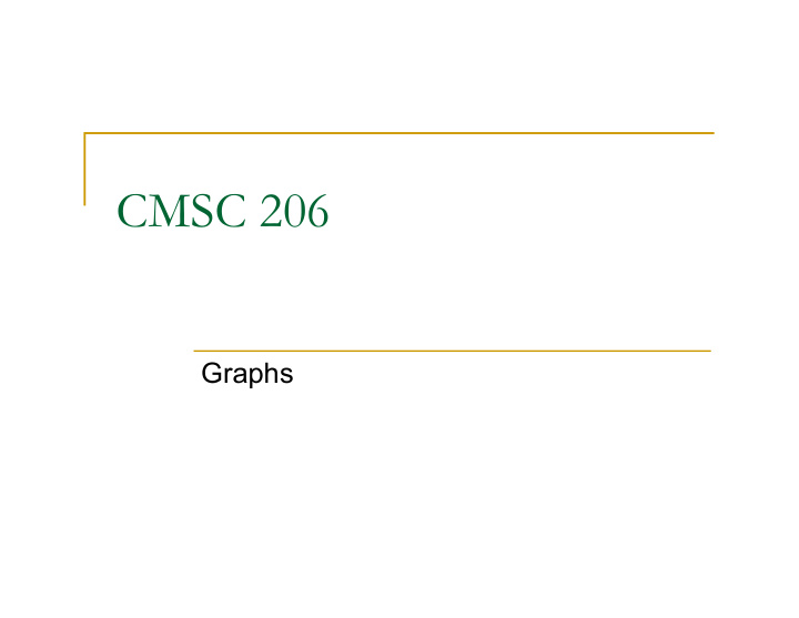 cmsc 206