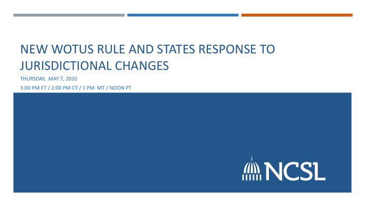 new wotus rule and states response to jurisdictional